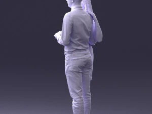 000367 Couple Standing Together 3dp 3D Print Model