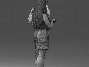 000367 Couple Standing Together 3dp 3D Print Model