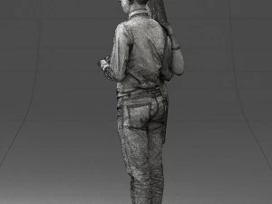 000367 Couple Standing Together 3dp 3D Print Model