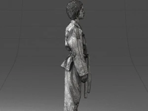 000364 Boy in Martial Arts Uniform 3dp 3D Print Model