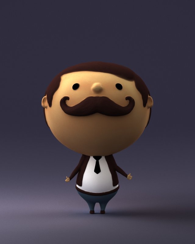 toy man 0030 3D Model .c4d .max .obj .3ds .fbx .stl .blend 