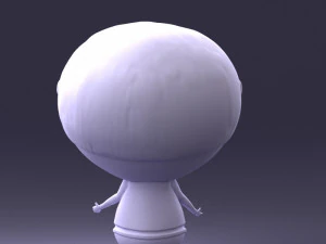 000373 Cartoon Gentleman Character 3D Model