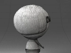 000373 Cartoon Gentleman Character 3D Model