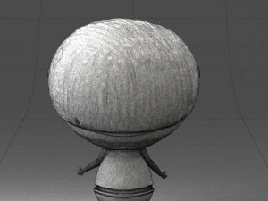 000373 Cartoon Gentleman Character 3D Model