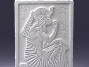 000380 Panneau mural en bas-relief &eacute;gyptien antique Modèle 3D