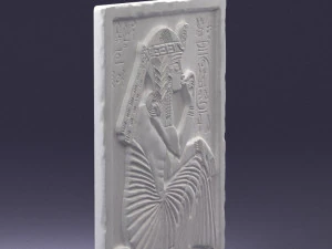 000380 Ancient Egyptian Bas-Relief Wall Panel 3D Model