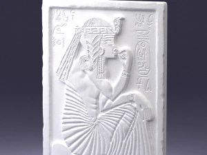 000380 Ancient Egyptian Bas-Relief Wall Panel 3D Model