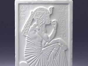 000380 Ancient Egyptian Bas-Relief Wall Panel 3D Model
