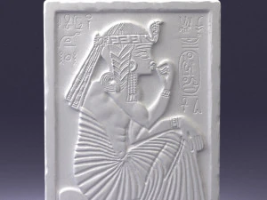 000380 Ancient Egyptian Bas-Relief Wall Panel 3D Model