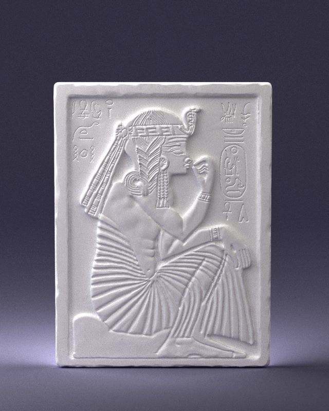 egyptian tablet 0037 3d print ready 3D Принт Модель .c4d .max .obj .3ds .fbx .stl .blend 