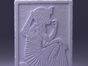 egyptian tablet 0037 3d print ready 3D Принт Модель