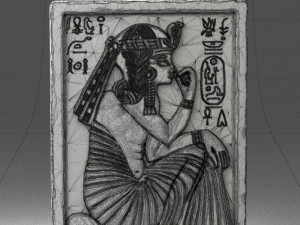 egyptian tablet 0037 3d print ready 3D Принт Модель