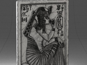 egyptian tablet 0037 3d print ready 3D Принт Модель