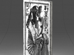 egyptian tablet 0037 3d print ready 3D Принт Модель
