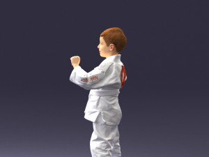 kimono boy 1016-2 3d print ready Model do druku 3D