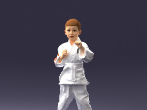 kimono boy 1016-2 3d print ready Model do druku 3D