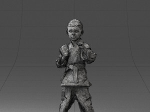kimono boy 1016-2 3d print ready Model do druku 3D
