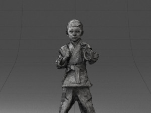 kimono boy 1016-2 3d print ready Model do druku 3D