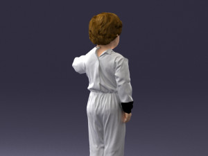 000197 Boy in Superhero Costume 1016 Modelo 3D