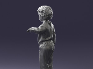 000197 Boy in Superhero Costume 1016 Modelo 3D