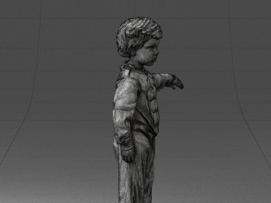 000197 Boy in Superhero Costume 1016 Modelo 3D