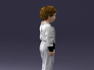 000197 Boy in Superhero Costume 1016 3dp 3D Print Model