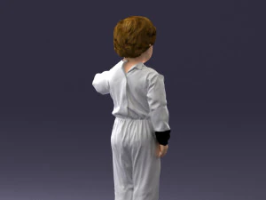 000197 Boy in Superhero Costume 1016 3dp 3D Print Model