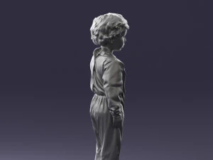 000197 Boy in Superhero Costume 1016 3dp 3D Print Model