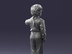 000197 Boy in Superhero Costume 1016 3dp 3D Print Model