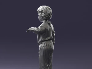 000197 Boy in Superhero Costume 1016 3dp 3D Print Model