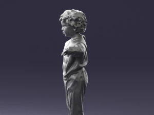000197 Boy in Superhero Costume 1016 3dp 3D Print Model