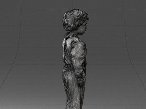 000197 Boy in Superhero Costume 1016 3dp 3D 打印模型