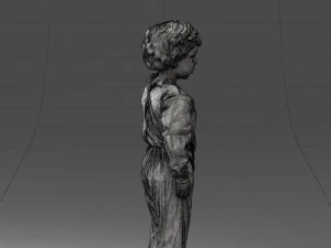 000197 Boy in Superhero Costume 1016 3dp 3D Print Model