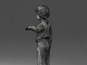 000197 Boy in Superhero Costume 1016 3dp 3D 打印模型
