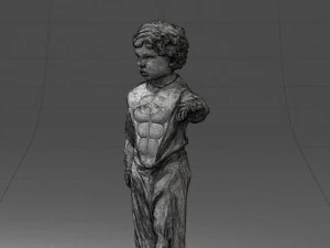 000197 Boy in Superhero Costume 1016 3dp 3D Print Model