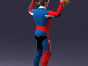 000169 Racing Champion Victory Pose 0808 3dp 3Dプリントモデル