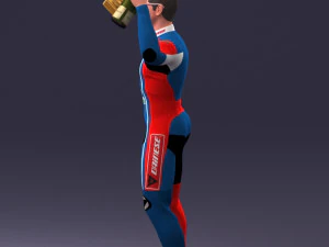 000169 Racing Champion Victory Pose 0808 3dp 3D Print Model