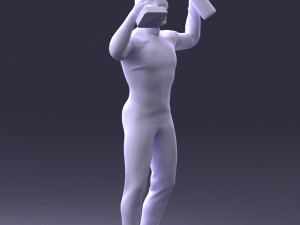 000169 Racing Champion Victory Pose 0808 3dp 3Dプリントモデル
