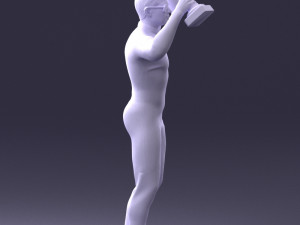 000169 Racing Champion Victory Pose 0808 3dp 3Dプリントモデル