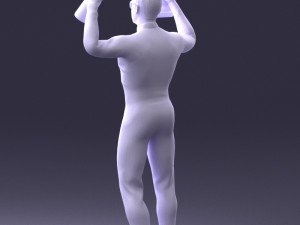 000169 Racing Champion Victory Pose 0808 3dp 3Dプリントモデル