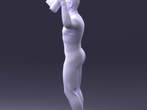 000169 Racing Champion Victory Pose 0808 3dp 3Dプリントモデル