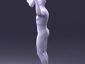 000169 Racing Champion Victory Pose 0808 3dp 3D Print Model