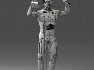 000169 Racing Champion Victory Pose 0808 3dp 3Dプリントモデル