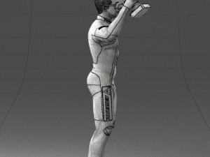 000169 Racing Champion Victory Pose 0808 3dp 3Dプリントモデル