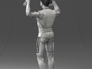 000169 Racing Champion Victory Pose 0808 3dp 3Dプリントモデル