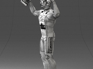 000169 Racing Champion Victory Pose 0808 3dp 3Dプリントモデル