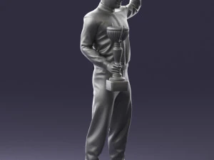 000179 Race Car Driver Champion 0906 3dp 3D Print Model
