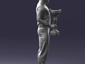 000179 Race Car Driver Champion 0906 3dp 3D Print Model
