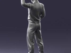 000179 Race Car Driver Champion 0906 3dp 3D Print Model