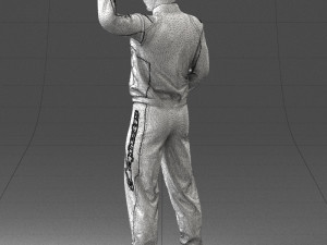 000179 Race Car Driver Champion 0906 3dp 3D Принт Модель